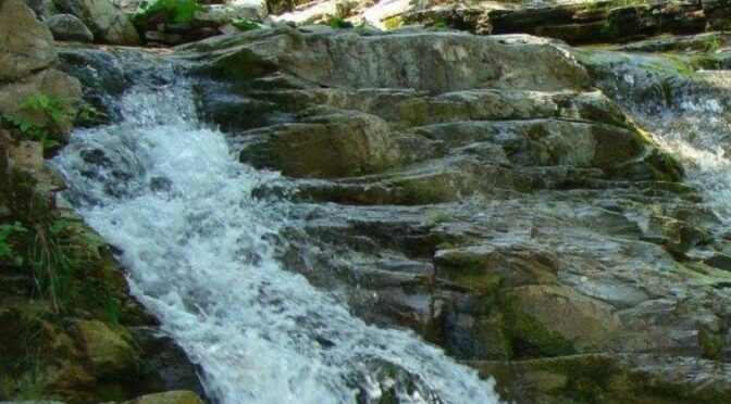 Водоспад на струмку у Ставнику села Космач